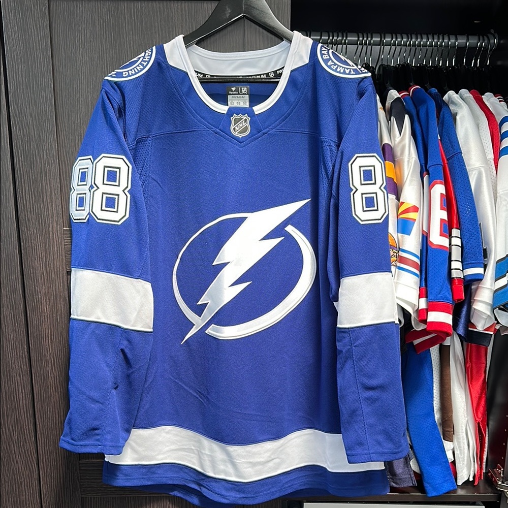 Andrei Vasilevskiy Tampa Bay Lightning Fanatics Home Premium Jersey - Blue
